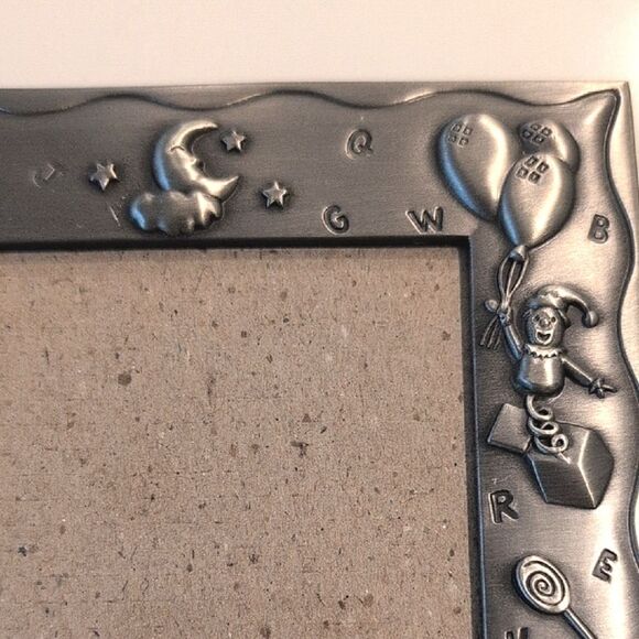 Malden Silver ABC Animal Toy Accent Child Picture Frame Baby Photo Nursery - Picture 5 of 10